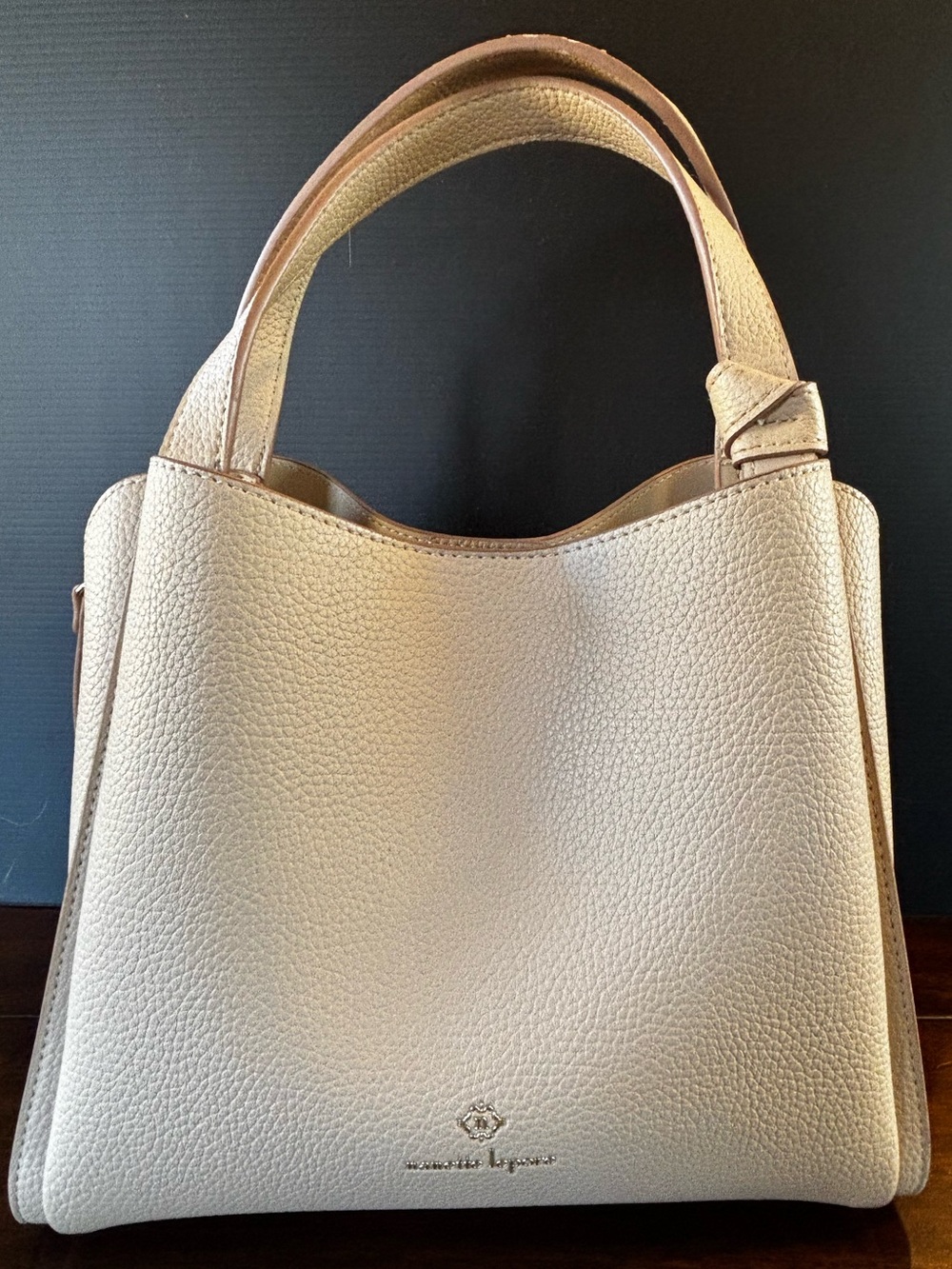 Nanette Lapore Beige Top-Handle Tote